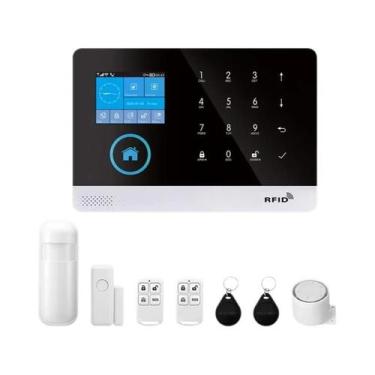 Imagem de Kit de Alarme Residencial Inteligente Tuya WiFi - Sistema Sem Fio Smar
