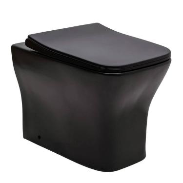 Imagem de Vaso Sanitário Convencional Turmalina Pingoo.casa - Preto