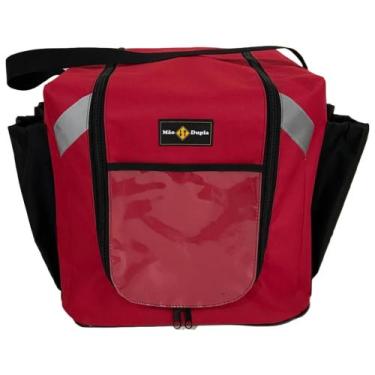Imagem de Bag Marmitex 08 20U Nylon Vermelho Capa - Mão Dupla