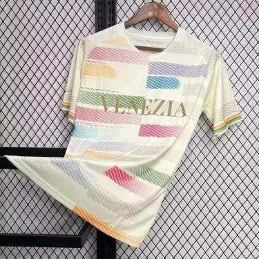 Imagem de Camisa De Treinamento De Futebol Venezia Impressa Em 3D De Secagem Ráp
