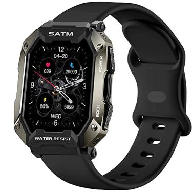 Imagem de Compatível com a pulseira AMAZTIM C20, pulseira esportiva de silicone macio Lamshaw compatível com Kospet Tank M1 ProAMAZTIM C20 1.71 relógio inteligente esportivo militar Slothcloud Smart WatchesC20