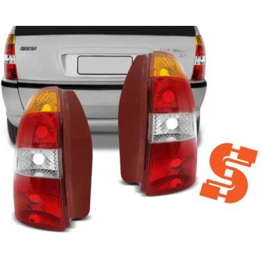 Imagem de Lanterna Palio Weekend Fire 2001 A 2003 Traseira Tricolor LE 416061 - 