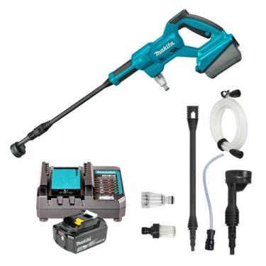 Imagem de Lavadora de Alta Pressão Bateria 18V DHW180ZC BAT 3A + DC18WC - MAKITA