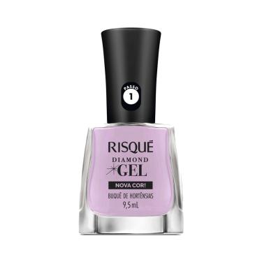 Imagem de Esmalte Risqué Diamond Gel Nova Cor Buquê De Hortênsias 9,5ml