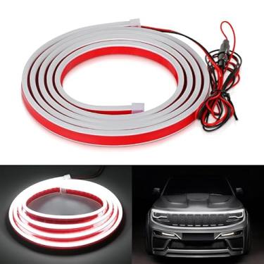 Imagem de Generic Fita De Led 180 Cm Para Decoração Externa Carro, Iluminação Ambiente Branca 70,87 Pol.