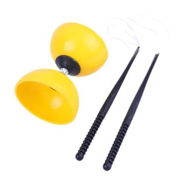 Imagem de Yunhgft Conjunto de Ioiô Chinês Diabolo, Ferramenta de Malabarismo Ideal com Bastões E Cordas para Todas As Idades, Yellow L