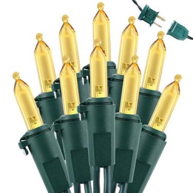 Imagem de Luzes de corda de Natal Brizled 10m, 100 LED, branco quente, 120V