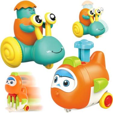 Imagem de Brinquedos infantis Vusum Press & Go Push Cars para crianças de 1 a 4 