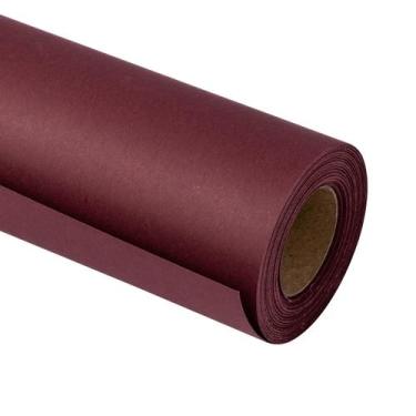 Imagem de Papel de embrulho RUSPEPA 76cm x 10m Burgundy Kraft 80GSM