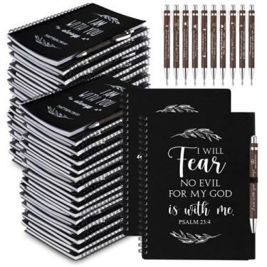 Imagem de Caderno Kosiz 80 conjuntos A5 Spiral Christian Prayer Journal