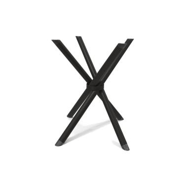 Imagem de Base Mesa de Jantar Volga M008 Aço s/Tampo Preto - Kappesberg