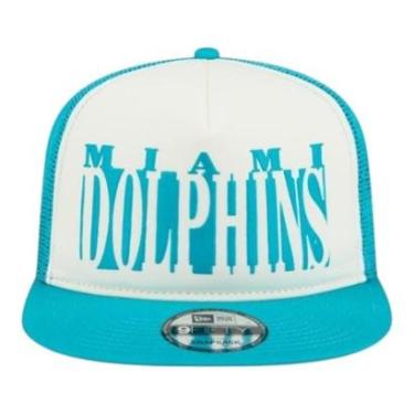 Imagem de Boné New Era 950 A-Frame Miami Dolphins Team Cutout Verde-Masculino