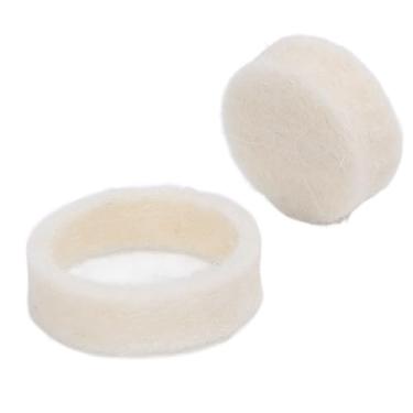 Imagem de aqxreight Máquina de café Arruela de Feltro Vedação de lã Redonda Macia Substituição de Arruela de Feltro para Máquinas de café Série 8 Acessórios para Moedores É um que Cabe Simples Habilmente A