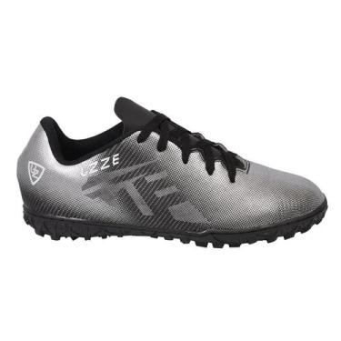 Imagem de Chuteira Society UZ Campo Sintético Adulto Nova  - UZZE SPORT, Preto, 