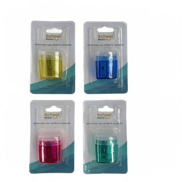 Imagem de Apontador com Depósito Sortido School Basics