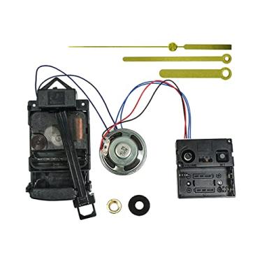 Imagem de Wswqop Mecanismo de Relógio de Pêndulo para Substituição, Mecanismo de Relógio de Pêndulo com Carrilhão, Alto-falante para Caixa de Música, Mãos estilo H