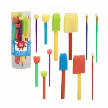 Imagem de Kit Aplicador Esponja Estetica Automotiva Detalhamento Limpeza Cantos 