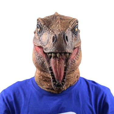 Imagem de Máscara de cosplay Dinossauros, látex, Halloween, Carnaval, Páscoa - y