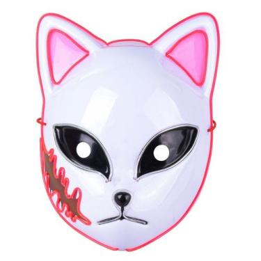 Imagem de Máscara de cosplay Sabito Halloween Prop Anime Plastic 17,8 x 24,8 cm 