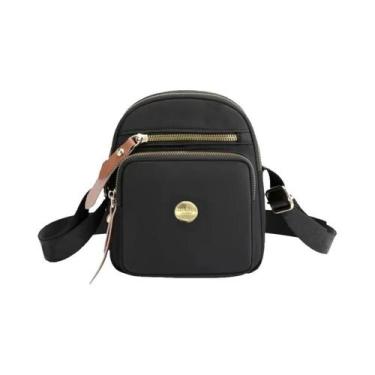Imagem de Bolsa Transversal Casual Feminina Com Múltiplos Compartimentos, Estilo