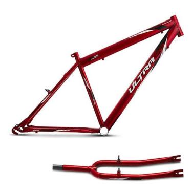 Imagem de Quadro Aro 29 Em Aço Carbono Ultra Bikes Masculino, Vermelho, Aro 29