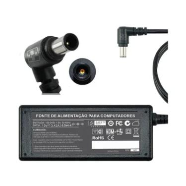 Imagem de Fonte Carregador, Compatível Com Monitor TV LG, 19V, 3.42A, 644, Bivolt - 24mn33n