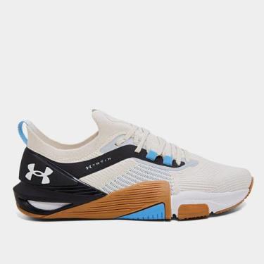 Imagem de Tênis Under Armour Tribase Cross 2 Se Masculino, Amarelo, Azul, 40
