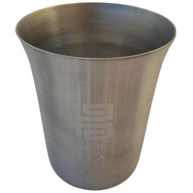 Imagem de Copo Para Tereré de Alumínio Classic Black Erva Mate,  ALUMINIO ESCOVA