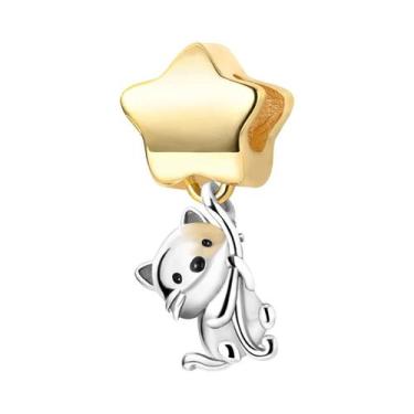 Imagem de Pingentes De Osso De Patinha De Bulldog Francês Em Prata 925 Para Joia