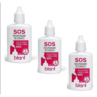 Imagem de Kit 3 Recuperadores De Esmaltes Sos Blant Salve Seu Esmalte