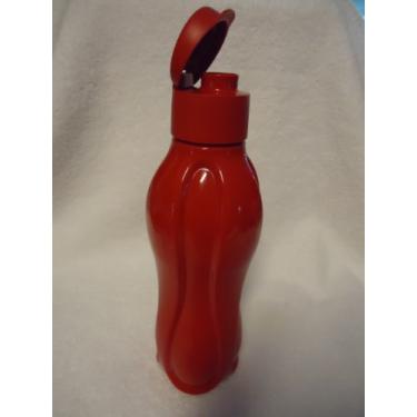 Imagem de Garrafa de água Eco Tupperware 1L vermelha com tampa vermelha