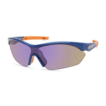 Imagem de Skechers Boys' SEA9080 Shield Sunglasses, Shiny Blue, 00mm