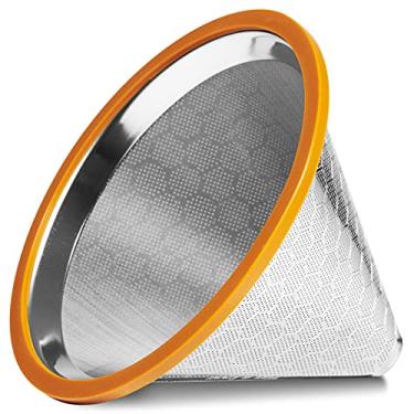 Imagem de Pour Over Coffee Filter - Reusable Drip Coffee Filter for Chemex, Hario V60 and other Coffee Makers