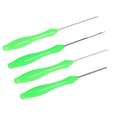 Imagem de Qudai Pacote de 4Pcs Conjunto de agulhas de isca Broca de gancho Boilie Stringer Baiting Rig Tool Carpa de terminais de pesca