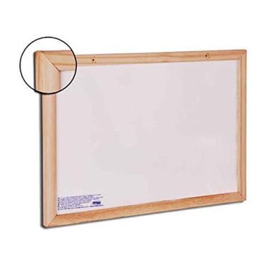 Imagem de Quadro Branco Moldura Madeira 070X050Cm Standard - 104869