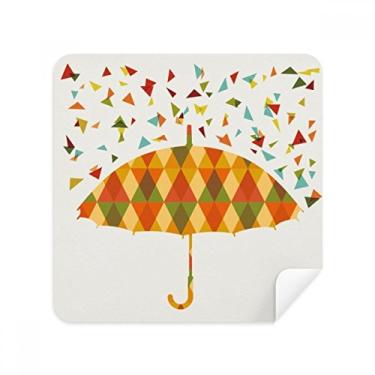 Imagem de Guarda-chuva de chuva Clima Padrão de Gotejamento Óculos Pano Limpador de Tela Tecido Camurça Pacote com 2