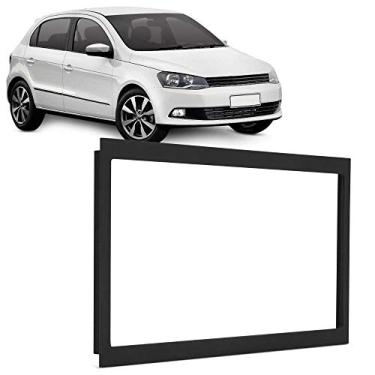 Imagem de Moldura Painel 2 Din Contra Frente Universal Preta