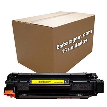 Imagem de kit 15 Toner Compatível com P1102w P1005 P1006 M1120 M1132 Cb435a Cb436a Ce285a 85a 35a 36a