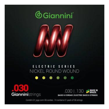 Imagem de Encordoamento Baixo 6C Giannini Geebrl6 030-0130