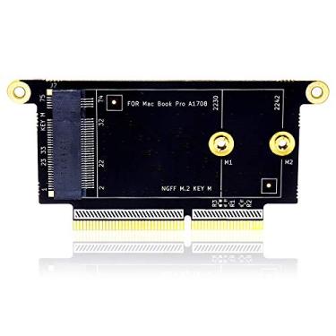 Imagem de HUYUN M2 NVMe SSD NGFF chave M para A1708 SSD adaptador de slot como 656-0076B para MacBook Pro A1708 2017 2016, M.2 NVMe to A1708 SSD Adapter
