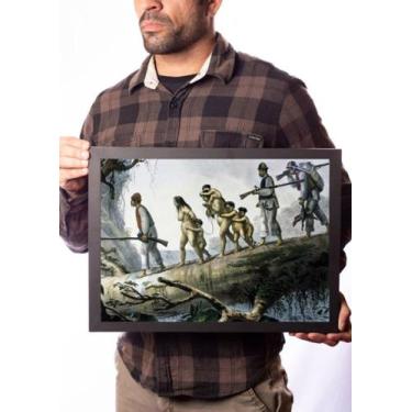 Imagem de Quadro Soldados E Índios Arte De Jean Debret Escravidão - Fanarte