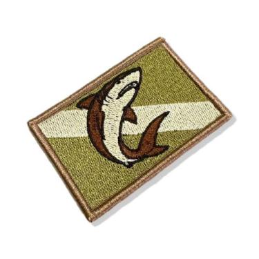 Imagem de BD0176-003 Bandeira Mergulhador Patch Bordado 7,5x5 - BR44