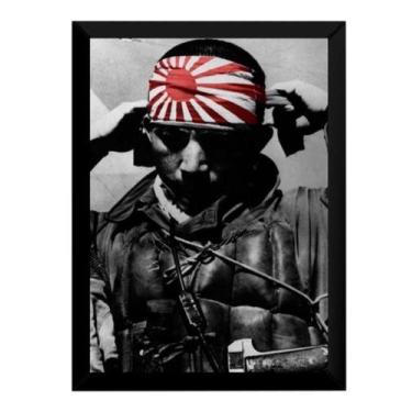Imagem de Quadro Foto Arte Soldado Kamikaze Segunda Guerra Mundial - Fanarte