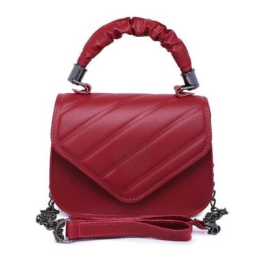 Imagem de Bolsa Feminina Luxo Lançamento - sem marca, Vermelho