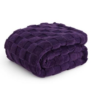 Imagem de Cobertor de Flanela Bedsure Roxo - 130x150cm