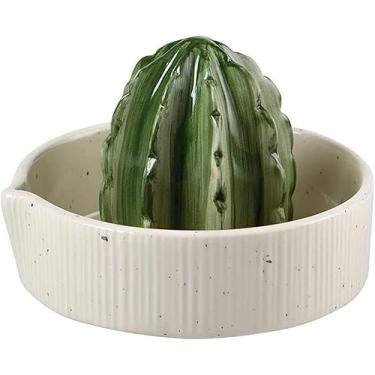 Imagem de Espremedor De Cerâmica Espremer Manualmente O Espremedor De Frutas Com Limão E Laranja, Pink,white