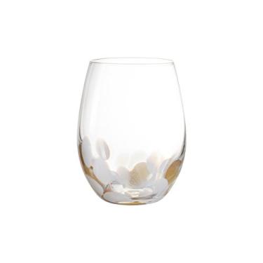 Imagem de Elle Decor Taças sem haste Simone, 7,6 cm x 7,6 cm x 10 cm, brancas