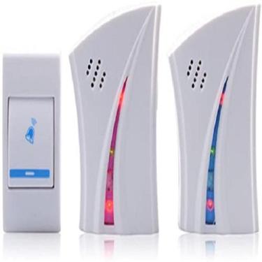 Imagem de Kit campainha sem fio dupla com 2 receptores e acionador - Miwill