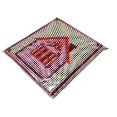 Imagem de Kit para iniciantes em bordado em tela, incluindo fios, agulhas e manual de tapeçaria com meia agulha(035)