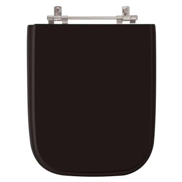 Imagem de Assento Sanitario Poliester Tivoli Preto Para Vaso Ideal Standard